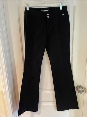 Guess Jeans Black Pants with White Logo Label